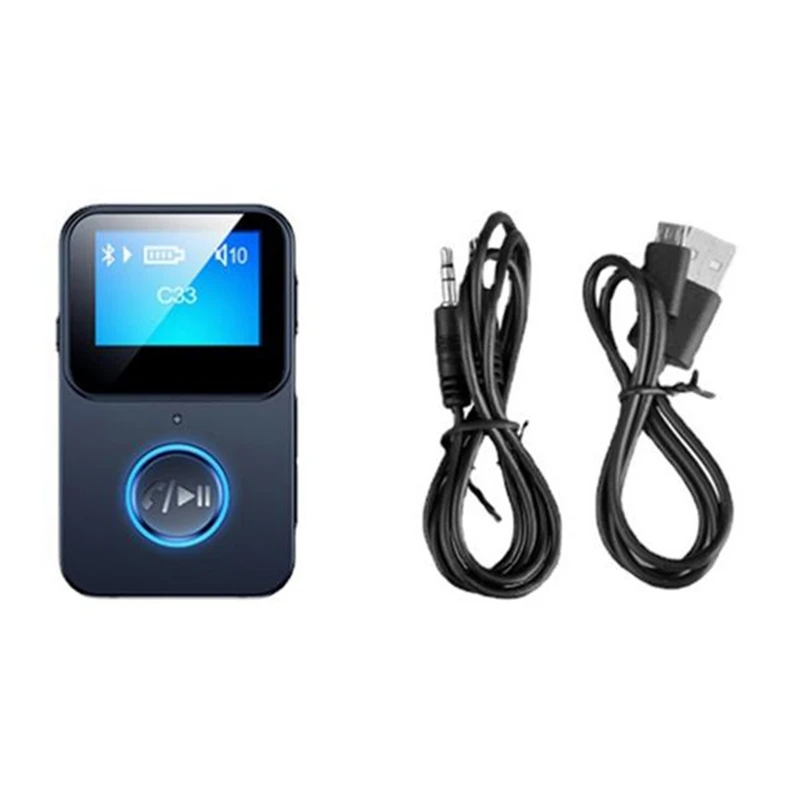 

New Sport Bluetooth MP3 Player LCD Screen Display Button Control with Screen Support Remote Control Camera Audio Module