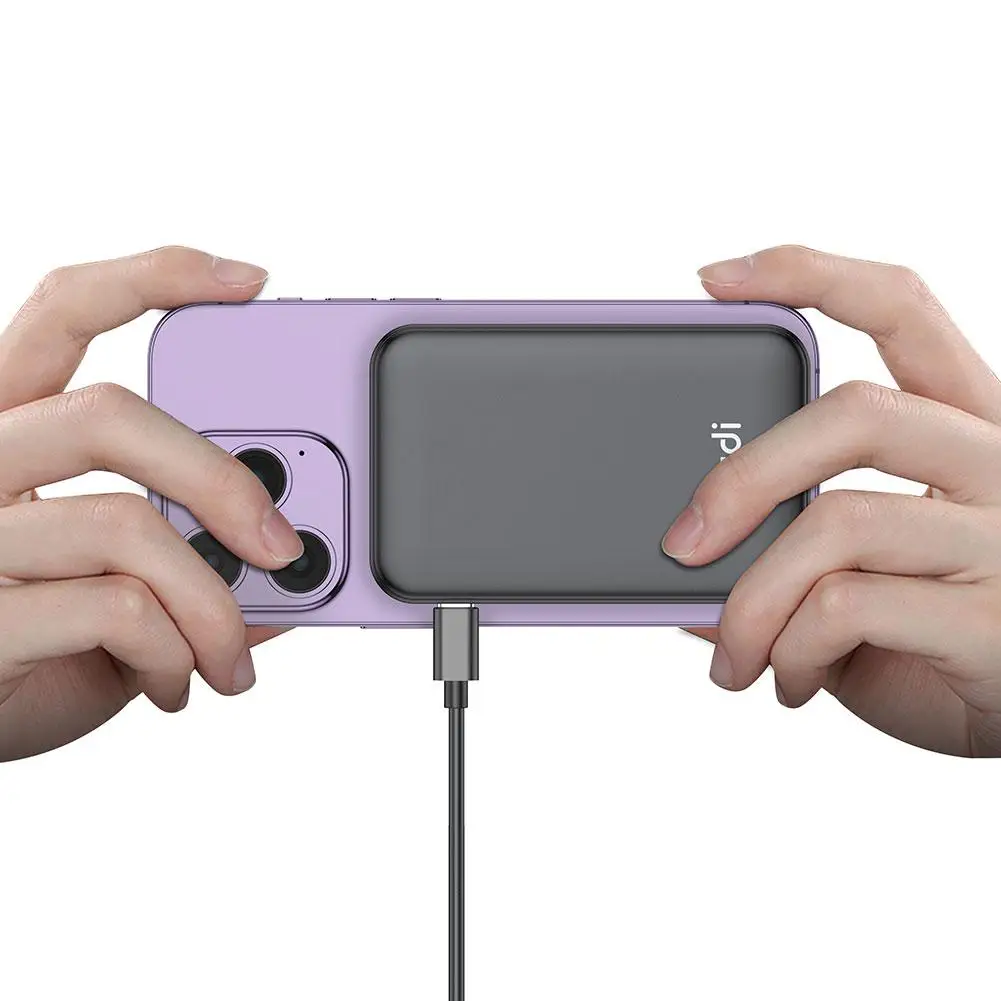 BUDI 14 In 1 Multi-function Box 15W Wireless Chargers Adapter TF Card Data Cable Storage TF Card Reader For IPhone Samsung Mi