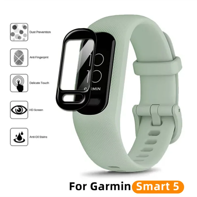 

For Garmin Smart 5 Smart5 Screen Protector Soft Anti-scratch Protective Film For Garmin Smart 5 Smartwatch Accessories not glass