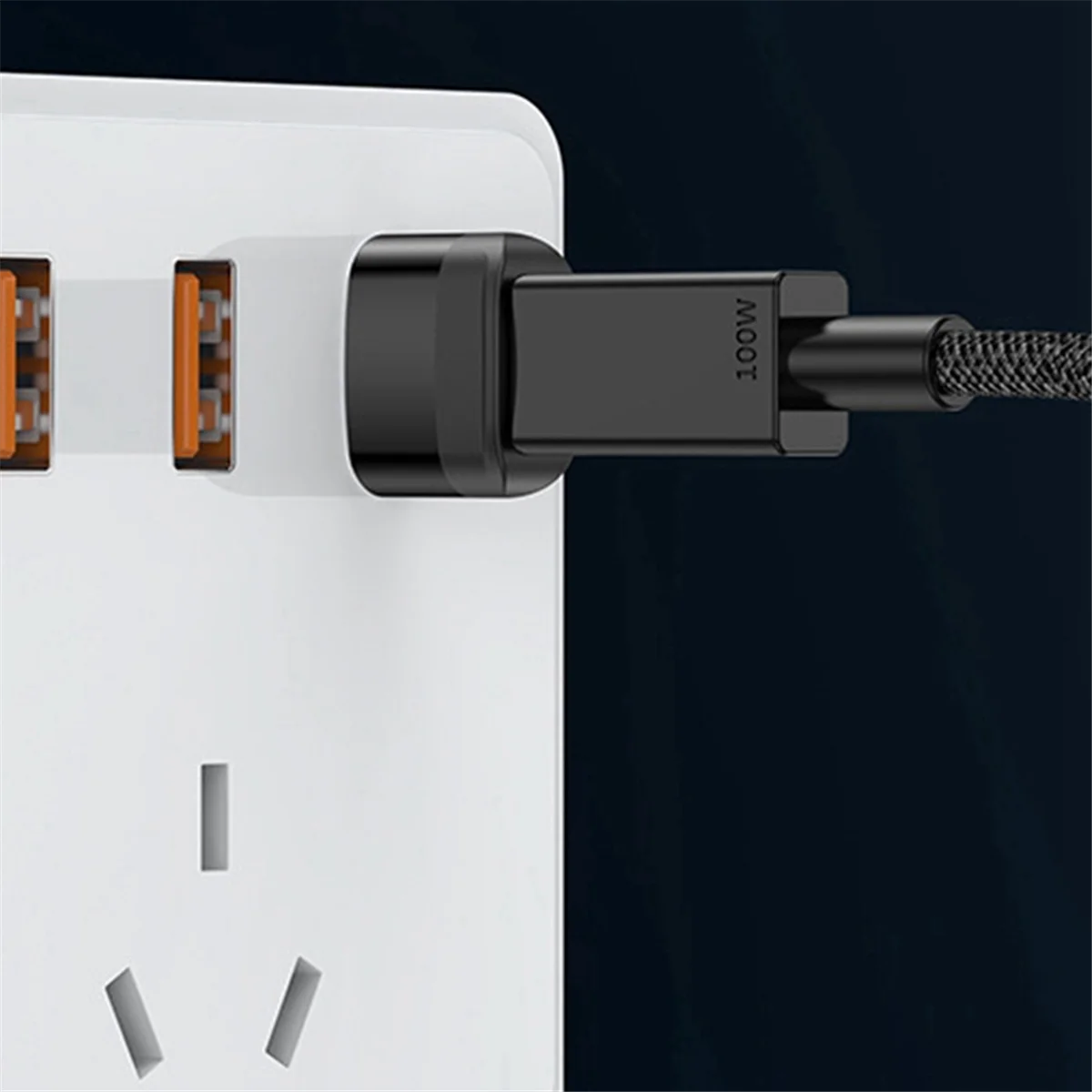 Адаптер USB 3.0 к Type C черный