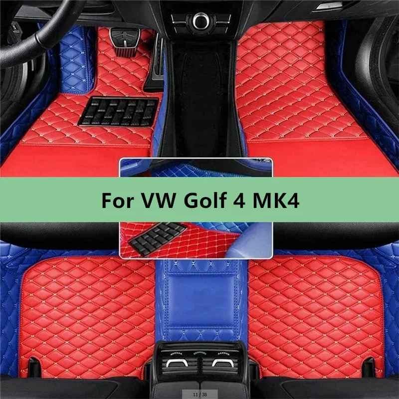 Фото Автомобильные коврики для VW Golf 4 MK4 1998~2003, коврики для мужчин и женщин, аксессуары для салона автомобиля №1