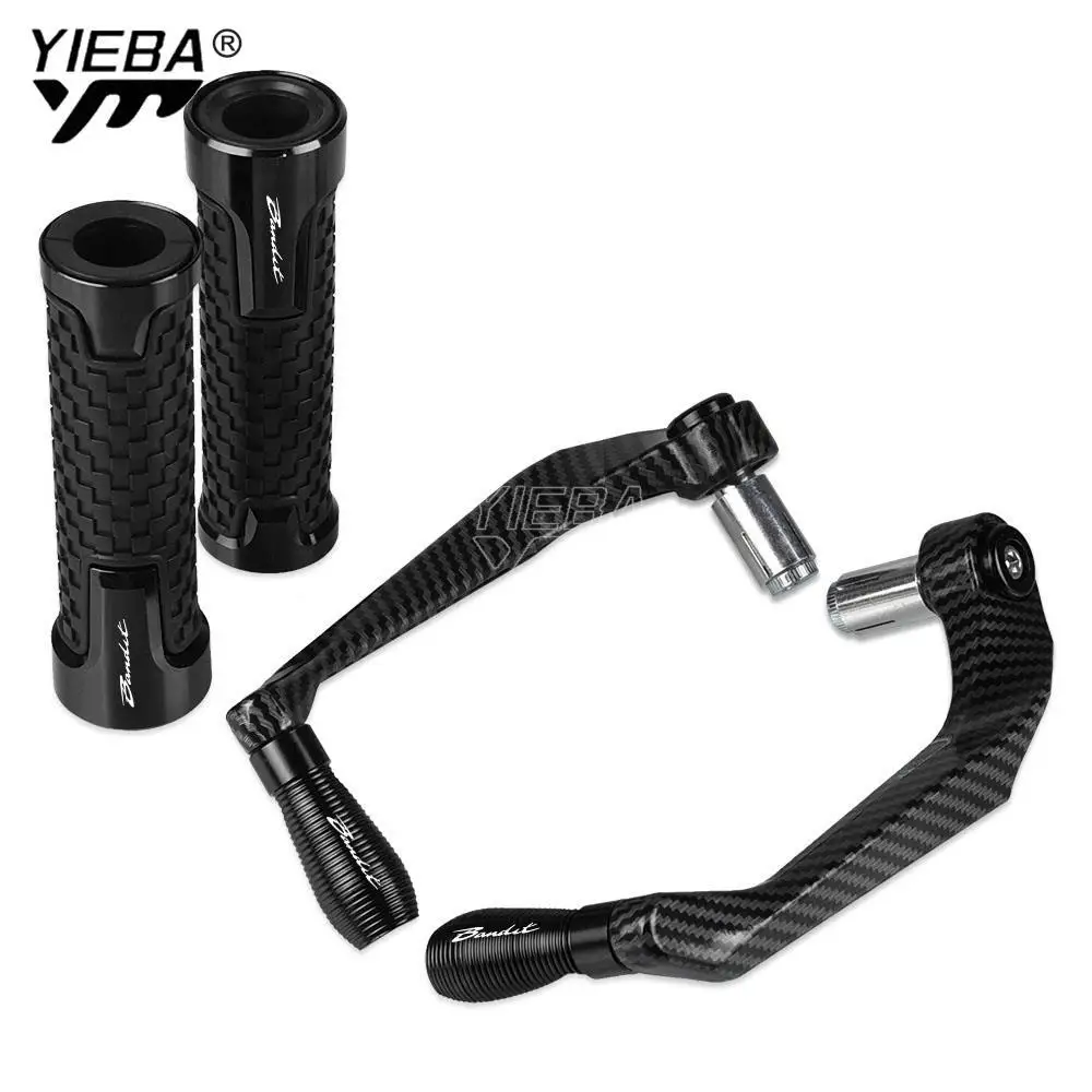 

Handlebar Grips Handle Bar And Brake Clutch Lever Guard Protection For Suzuki BANDIT 650S GSF1250 GSF250 GSF1200 GSF600 Bandit