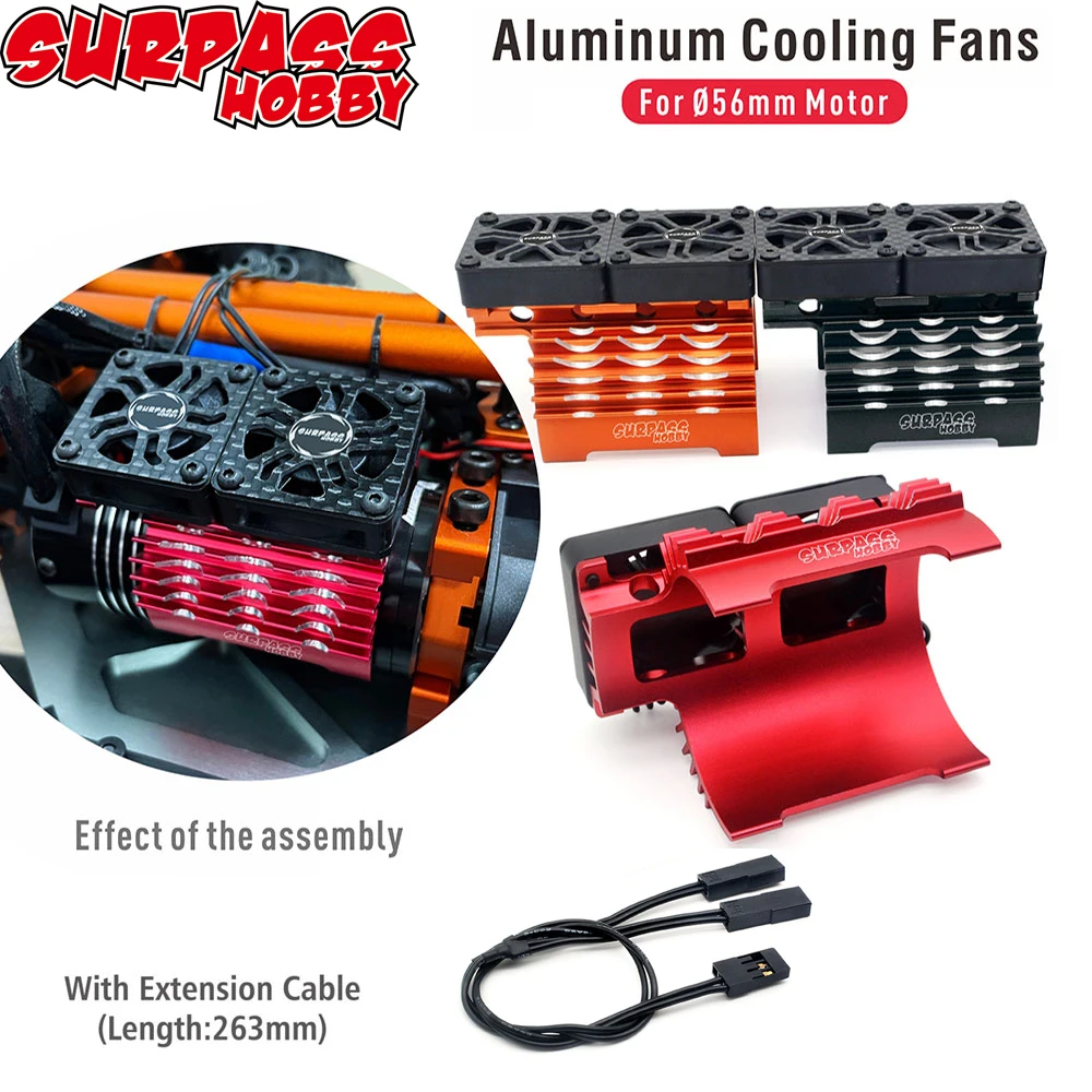 Двигатель с дистанционным управлением вентилятор 56 мм для хобби Surpass 27000 об/мин 8 4