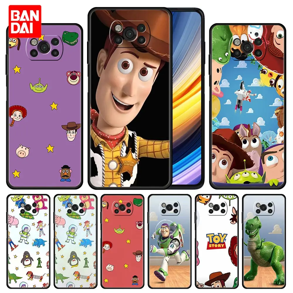 

Toy Story Case for Xiaomi Mi Poco X3 NFC F3 Redmi Note 9s 9 9A 9C 8 10 11 9T 8T 10T K40 Pro Plus Back Capinha Luxury Matte Soft