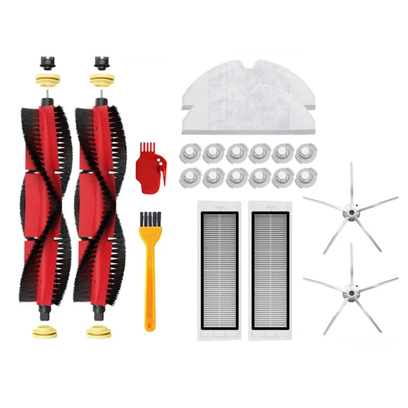 

Запчасти для робота-пылесоса Xiaomi Roborock S50 S51 S55 S6 Pure, фильтр с основной боковой щеткой, 1 комплект