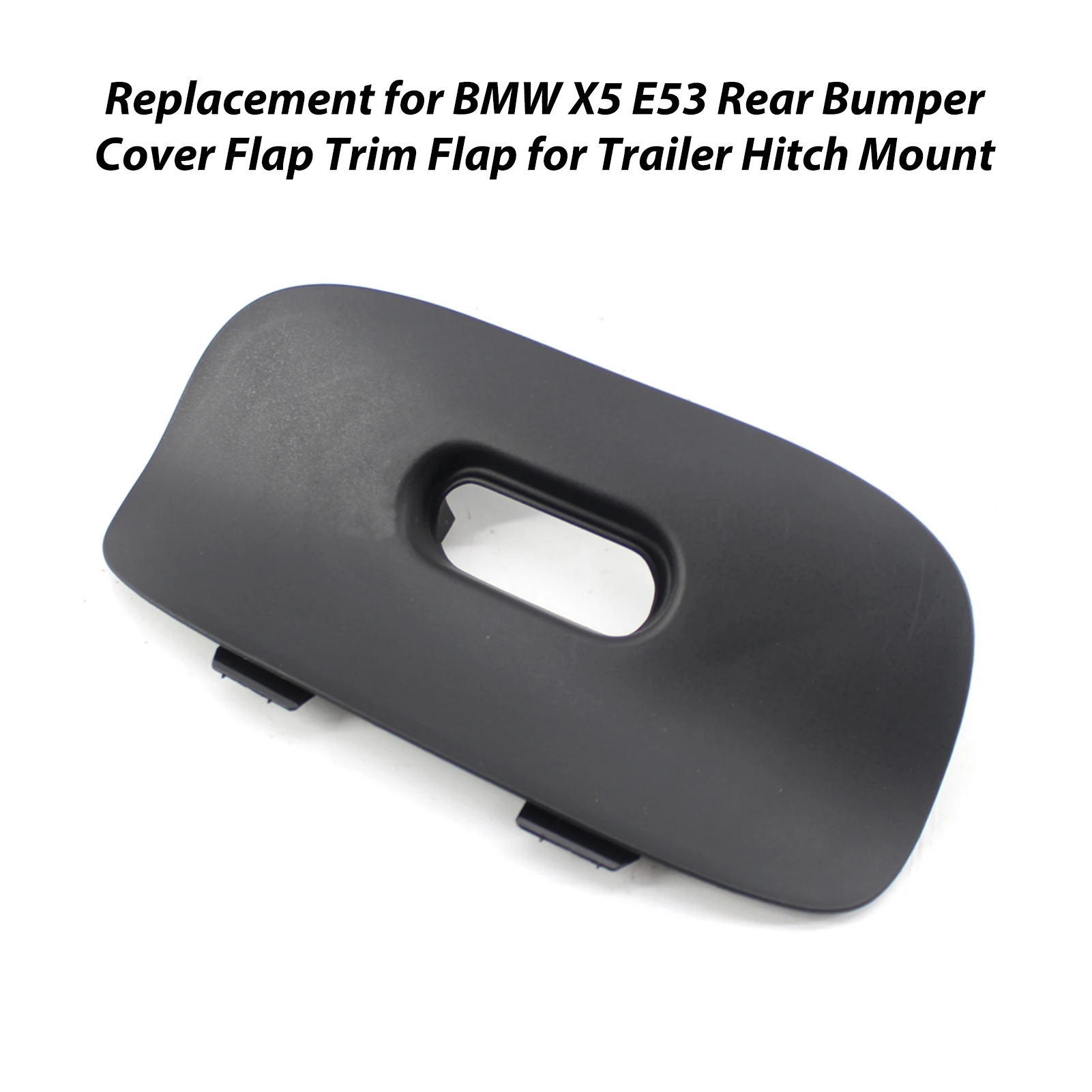 

Replacement for BMW X5 E53 Rear Bumper Cover Flap Trim Flap for Trailer Hitch Mount