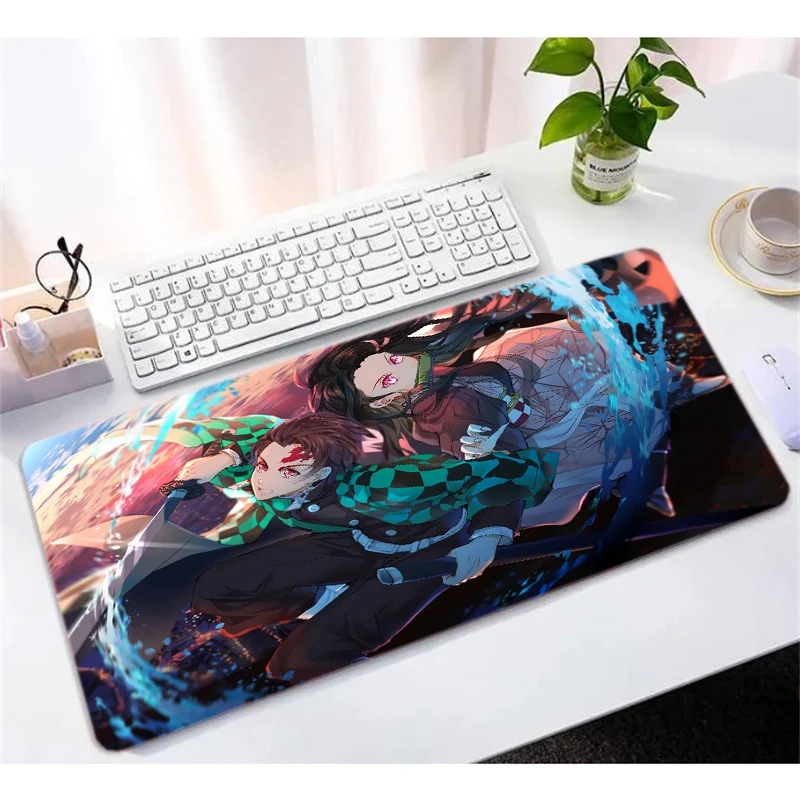 

Ghost Slayer Blade Oversized Anime Notebook Computer Keyboard Pad Quality Mouse Pad Anime Cartoon Game Mouse Pad Computer Keyboa