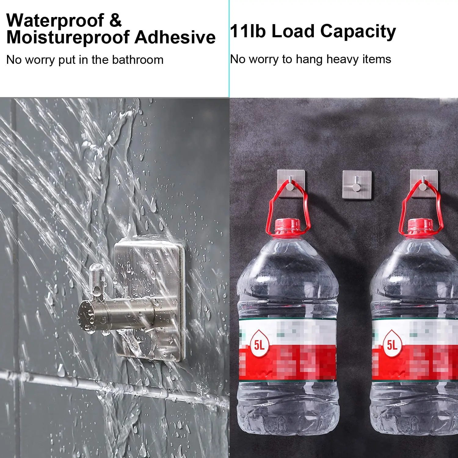 

SUS304 Robe Hook Wall Hook Towel Hook for Bathroom Stainless Steel Coat Hook Rustproof Hook Hanger for Kitchen Hardware 5PC