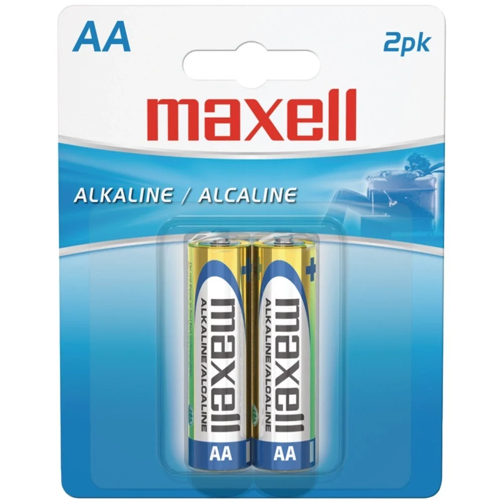 

Maxell 723407 - LR62BP Alkaline Batteries (AA; 2 pk; Carded)