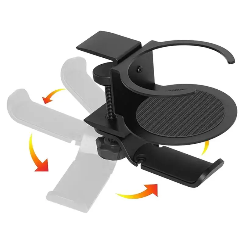 

Multifunctional Clip On Cup Holder Multifunctional Punch Free Holder For Water & Coffee Cups Desk Organization Rack With