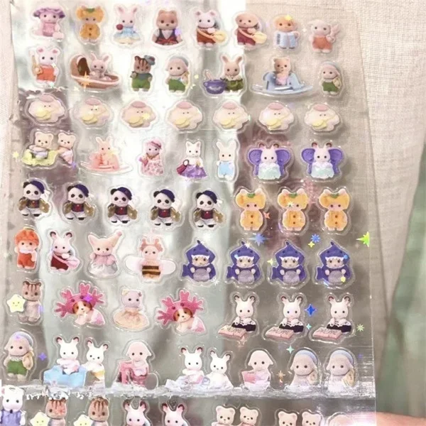 5 шт. Y2K ПЭТ прозрачная пленка для вспышки наклейка с газированной водой