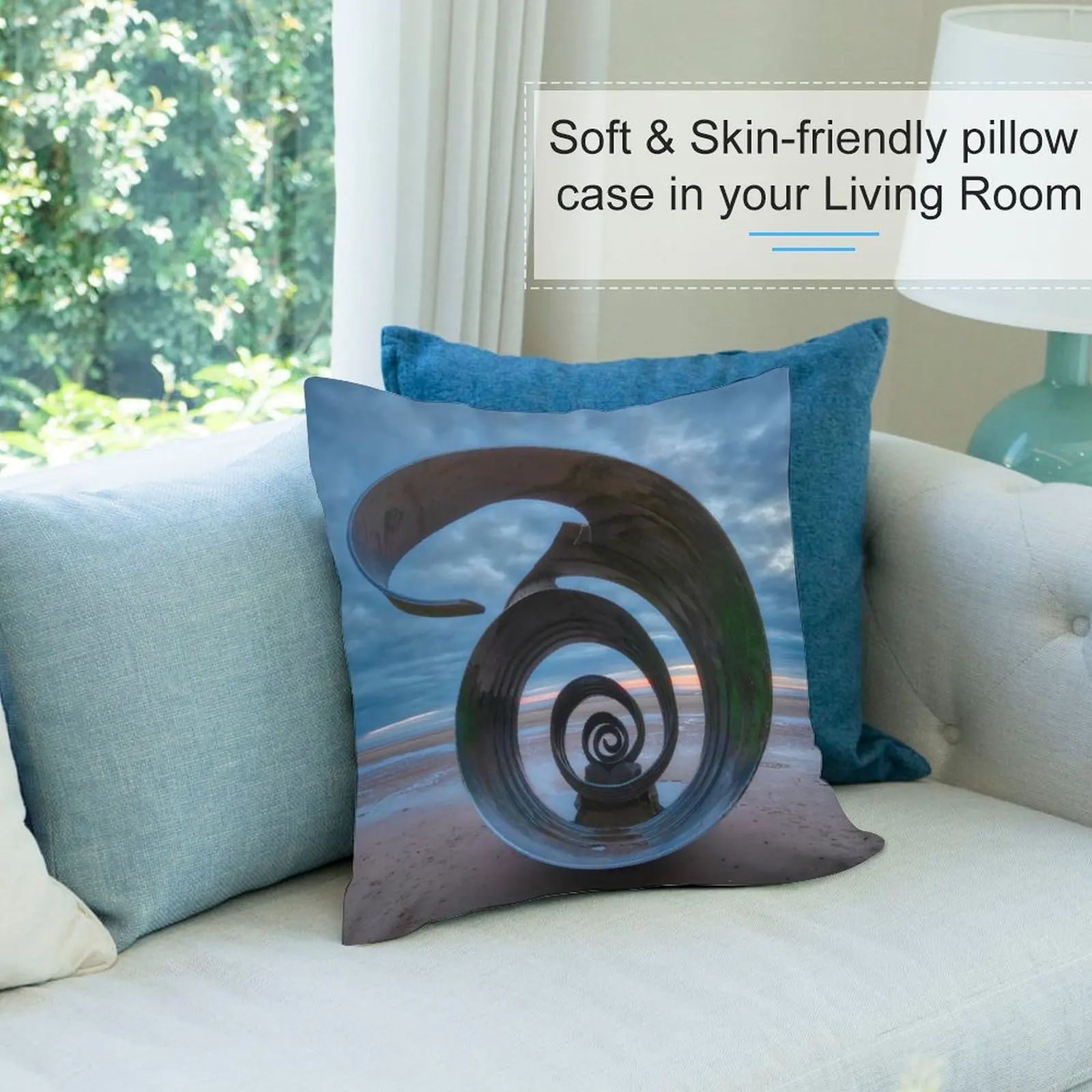 Ракушка Мэри скульптура Stephen Broadbent. Диванная подушка наволочка наволочки для