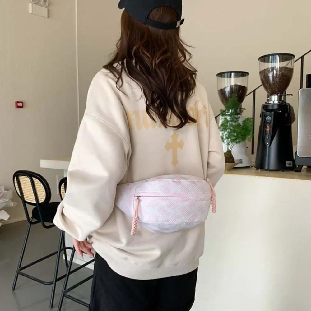 Повседневные поясные сумки нагрудная Сумочка в полоску мужская сумка через