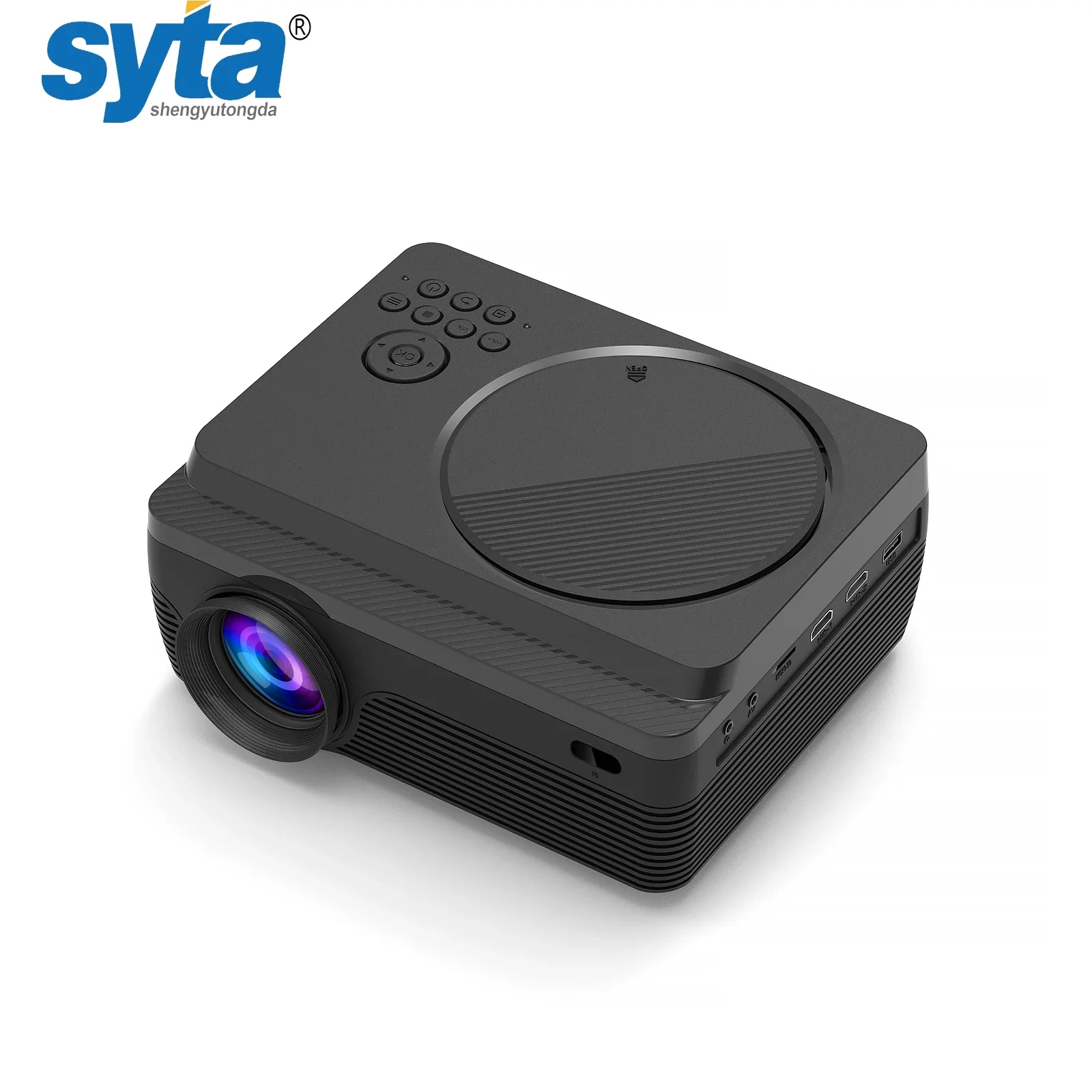 Фото SYTA 2024 Портативный домашний кинотеатр H96 MAX W11 DVD Смарт-проектор 260 ANSI люмен Android 9 ЖК-дисплей Smart Projector №4