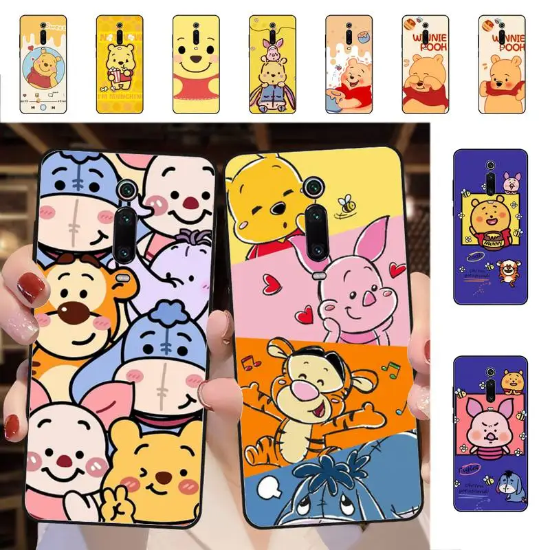 

Disney Cute Winnie The Pooh Phone Case for Redmi 5 6 7 8 9 A 5plus K20 4X S2 GO 6 K30 pro