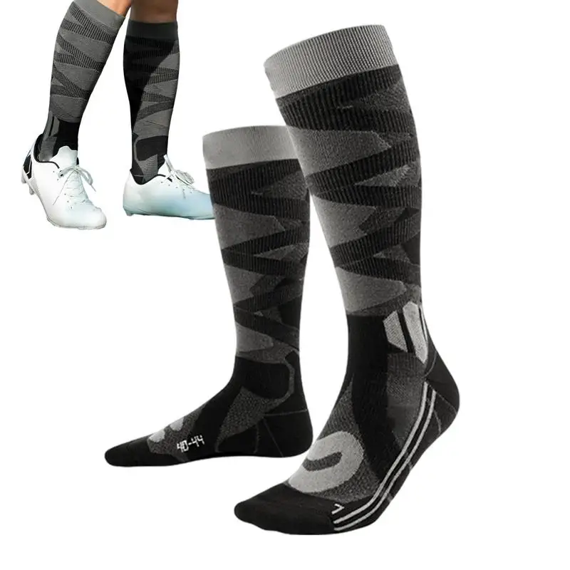 Носки футбольные унисекс круглые силиконовые на присоске 1 пара