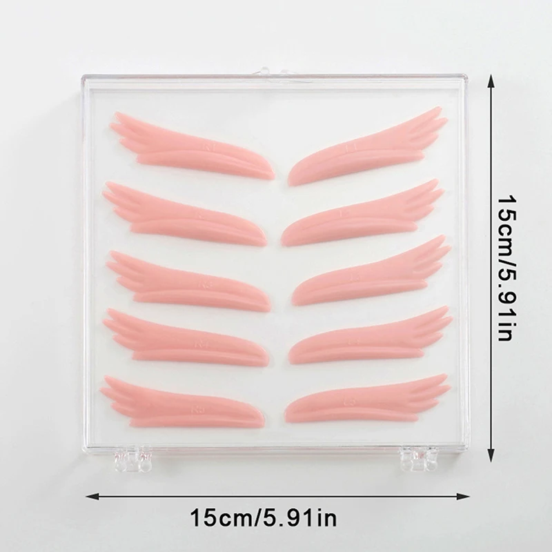 5 пар подушечек для завивки ресниц стержни щит лифтинг 3D силиконовые щипцы