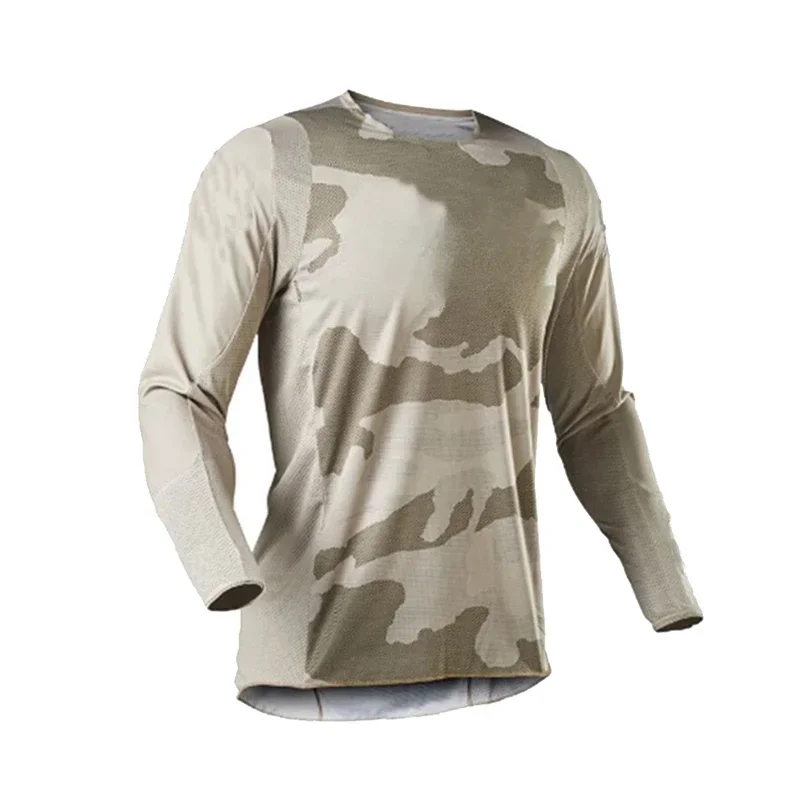 Новая мужская футболка с узелком для рыбалки уличная сетчатая одежда длинным