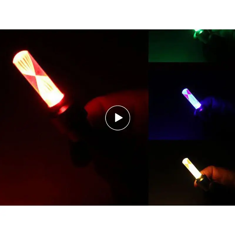 

5-8 Cm Seven-colour Valve Light Wind Turbine Bike Mountain Bike Accessories Riding Gear Bike Valve Bicycle Accessories Cycling