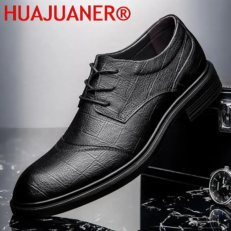 

Брендовые роскошные мужские туфли-оксфорды из натуральной кожи, повседневные теплые зимние туфли в британском стиле для делового костюма, ...