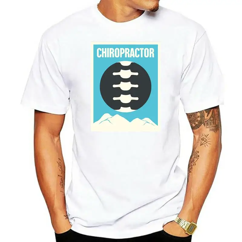 

Men's Vintage Chiropractor Chiropractic Spine t shirt Design Short Sleeve S-XXXL Leisure Fitness Comical Spring Trend shirt