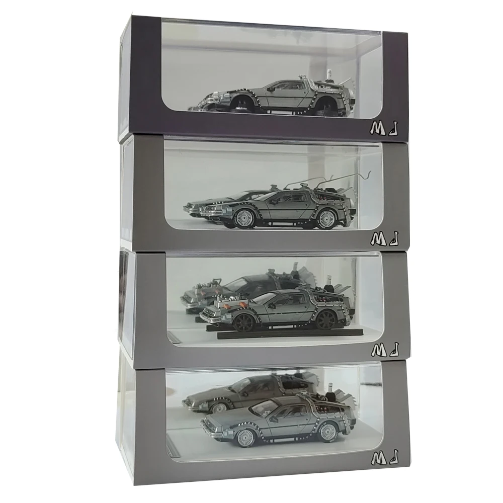 1:64 Литая модель автомобиля из сплава Назад в будущее