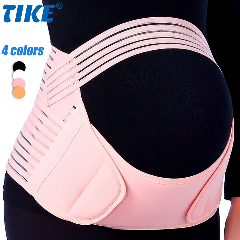 

TIKE Maternity Belly Band Pregnancy Support Belt,Abdominal Binder,Lightweight Waist Prenatal Back Brace,Pelvic Pain Relief Wraps