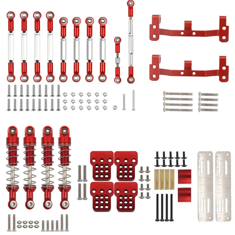 

Металлический стержень тяги звенья амортизатор фоторяда для MN D90 MN99S 1/12 аксессуары для радиоуправляемых автомобилей, 1