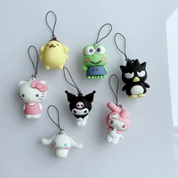 cute cartoon anime smart phone strap lanyards for iphonesamsungxiaomi case key decoration mobile phone strap rope phone charms