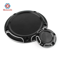 rts motorcycle cnc 6 hole beveled derby cover timing timer covers for harley 2004 2016 xl sportster black