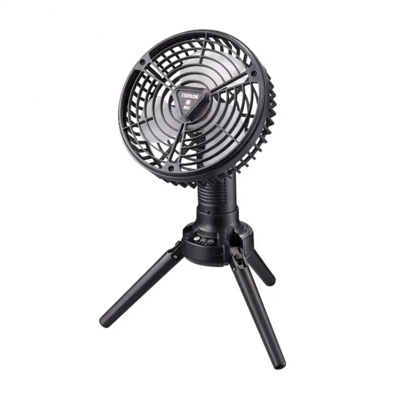 

Solar Charging Fan Low-noise With Night Light Camping Ceiling Fan Three-speed Wind Speed Soft Wind Fishing Accessories Desk Fan