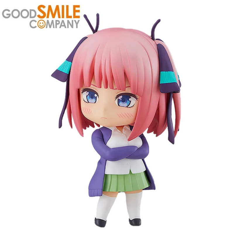 

10Cm Original Good Smile Gsc Nendoroid 1612 The Quintessential Quintuplets Nakano Nino Q Version Action Figure Model Toys Gift