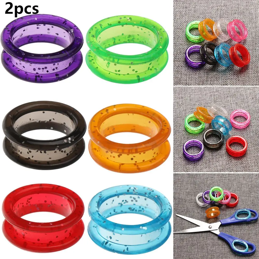 

Набор профессиональных ножниц для ухода за питомцами, Набор цветных силиконовых колец, подходит для стрижки шерсти собак, кошек, 2 шт.