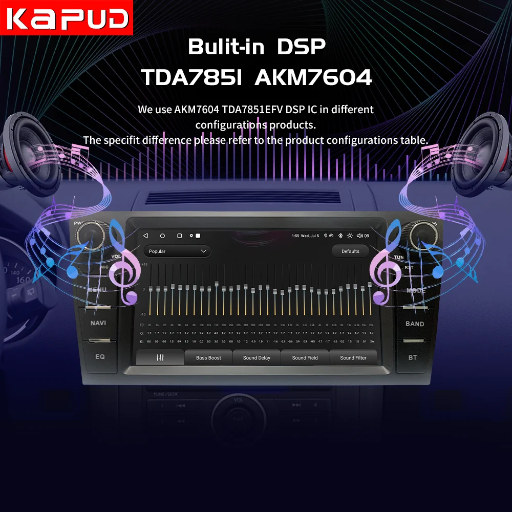 Мультимедийный плеер Kapud 8 дюймов Android 12 DSP 6 + 128 4G Wi-Fi для BMW 3 серии E90/E91/E92/E93