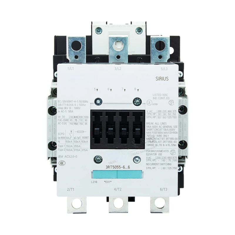 Контактор переменного тока 3RT5055-6...6 6AP36 AF36 3RT1055 AC110V/220V 3RT5055-6AP36 3RT1055-6AP36 3RT1055-6AF36 Plc