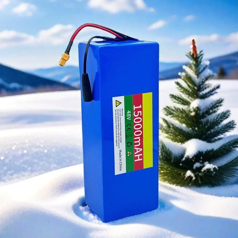 13S4P 48 В 15000 мАч 18650 литиевый аккумулятор для электрического скутера велосипеда