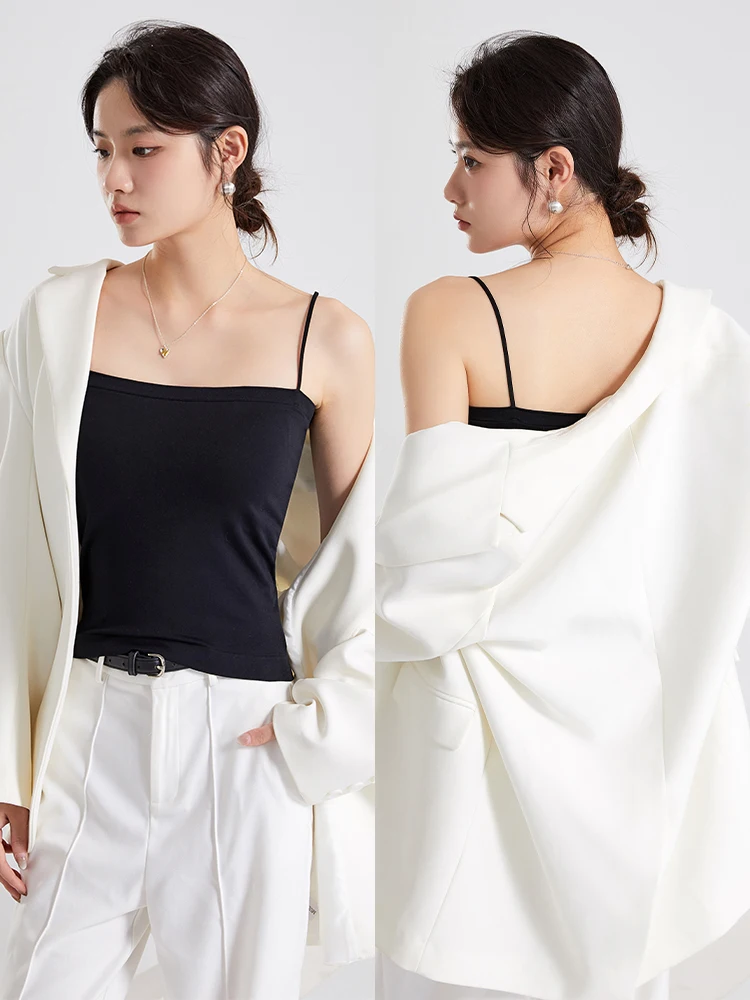 Маленькая женская майка на бретельках новинка 2024 сексуальный костюм внутренняя