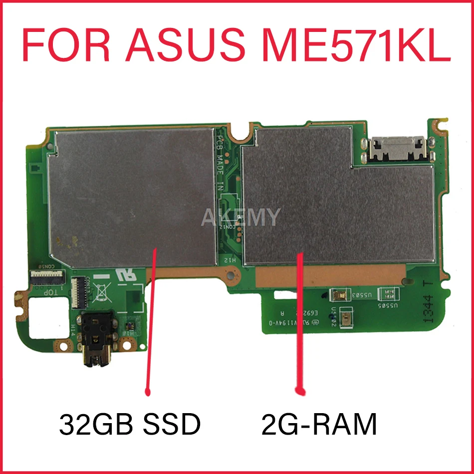 

Motherboard Logic board Motherboard For Asus Google Nexus 7 ME571KL MB 32GB SSD K008 K009 2G-RAM