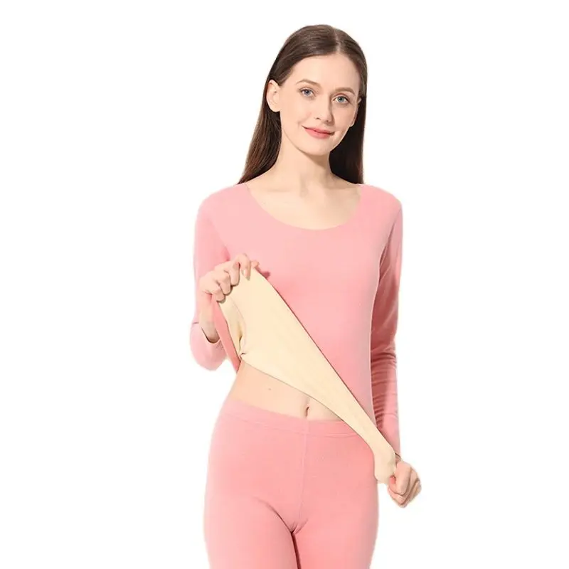 

New Thermal underwear for women fleece winter elastic sports sets