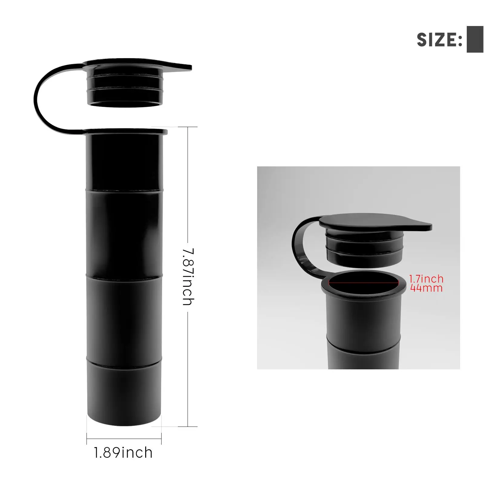 

Сменная резиновая вставка в трубку с крышкой для 2 ''/50 мм держателя удочки для лодки, яхты