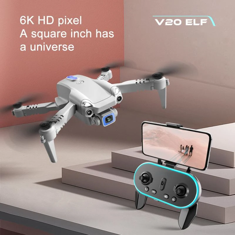 

New Mini Drone 4k Profesional HD Dual Camera fpv Height Keep Drones Photography Rc Helicopter Foldable Quadcopter Dron Toys