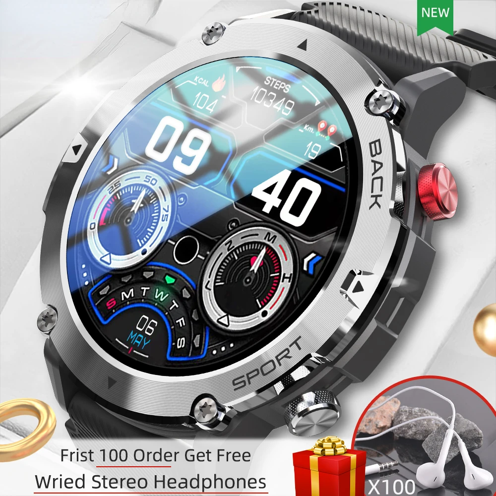

2023 Outdoor Sports Smart Watch Men's Answer Call IP68 Waterproof Fitness Tracker Dial Call Smartwatch For Android IOS Berserk