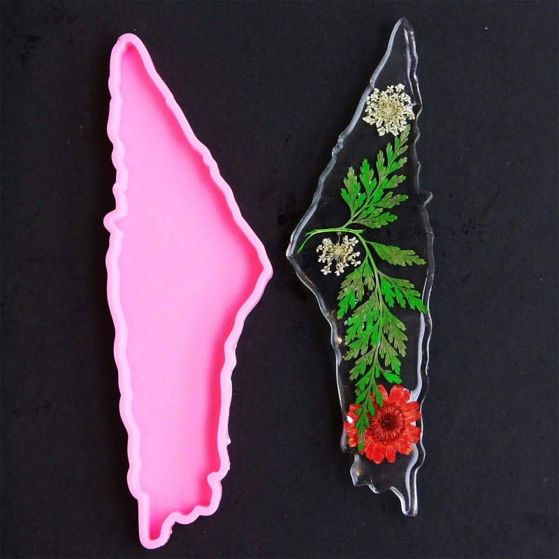 

Special Bookmark Resin Mould Silicone Irregular Resin Mould Epoxy Jewelry Mould for DIY Craft Bookmark Making Craft