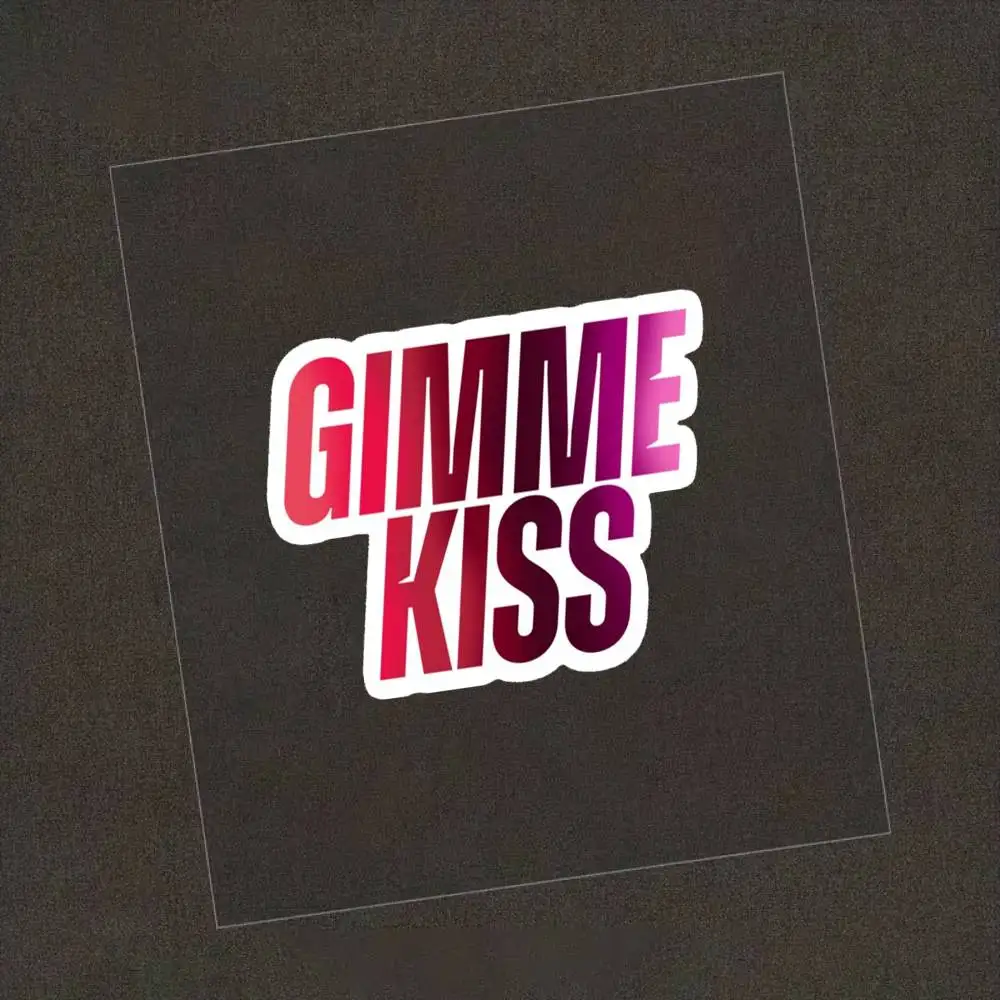 Водонепроницаемые наклейки с надписью Heated Rivalry Quote Gimme Kiss для украшения окон автомобилей, мотоциклов и компьютеров. (art.: 3920d7cfbcfcf) - 3920d7cfbcfcf