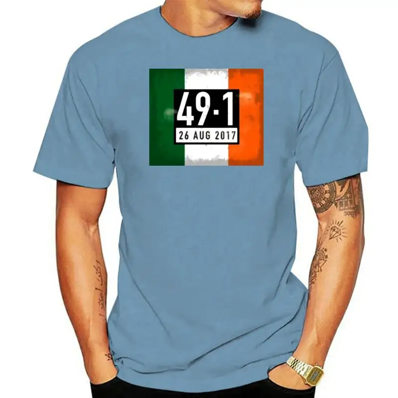 

Футболка мужская с круглым вырезом, х/б, 49-1