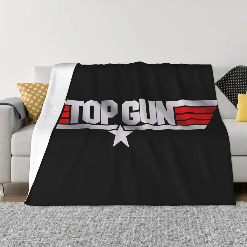 

Top Gun 3D Print Blankets Breathable Soft Flannel Winter American Film Throw Blanket for Couch Outdoor Bedroom