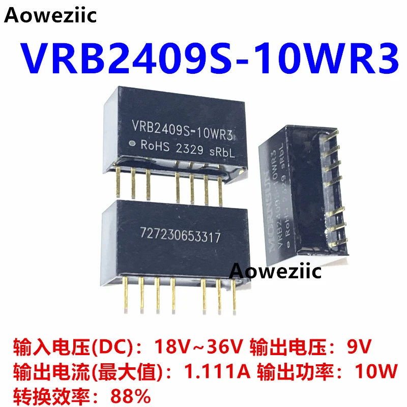 Фото VRB2409S-10WR3 Модуль питания постоянного тока 10 Вт Изоляция Широкий вход напряжения 18-36 В постоянного тока Выход 9 В №1
