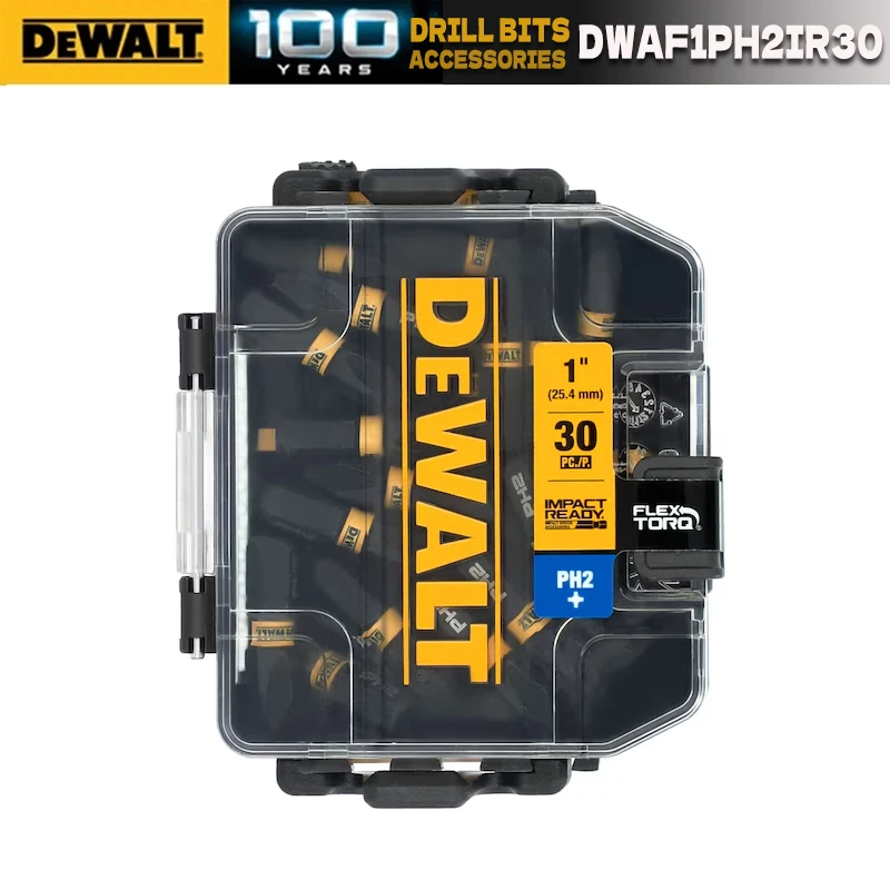 

DEWALT DWAF1PH2IR30 1/4 дюйма X 1 дюйм FlexTorq ударные отвертки Phillips 30 шт. PH2 сверла Dewalt аксессуары для электроинструментов