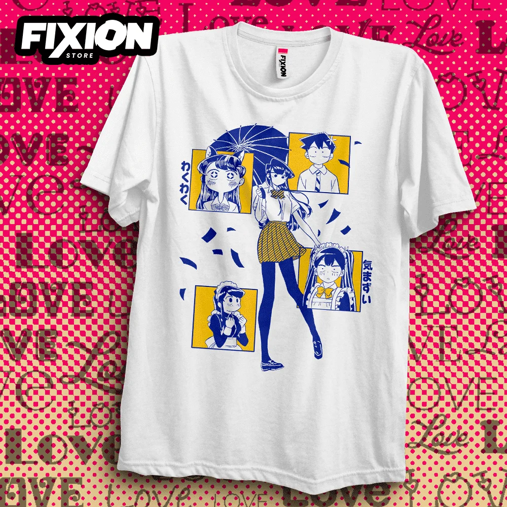 Футболка Komi San ERAnime в стиле манга подарок для любителей аниме хлопок всех размеров