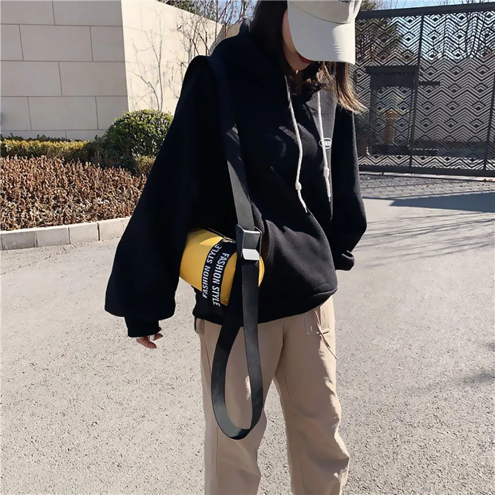 Sports Cylinder Nylon Bag Men Women Shoulder Bucket Bag Mobile Phone Messenger Bag Ins Cross-body Backpack Multi-functional Bag